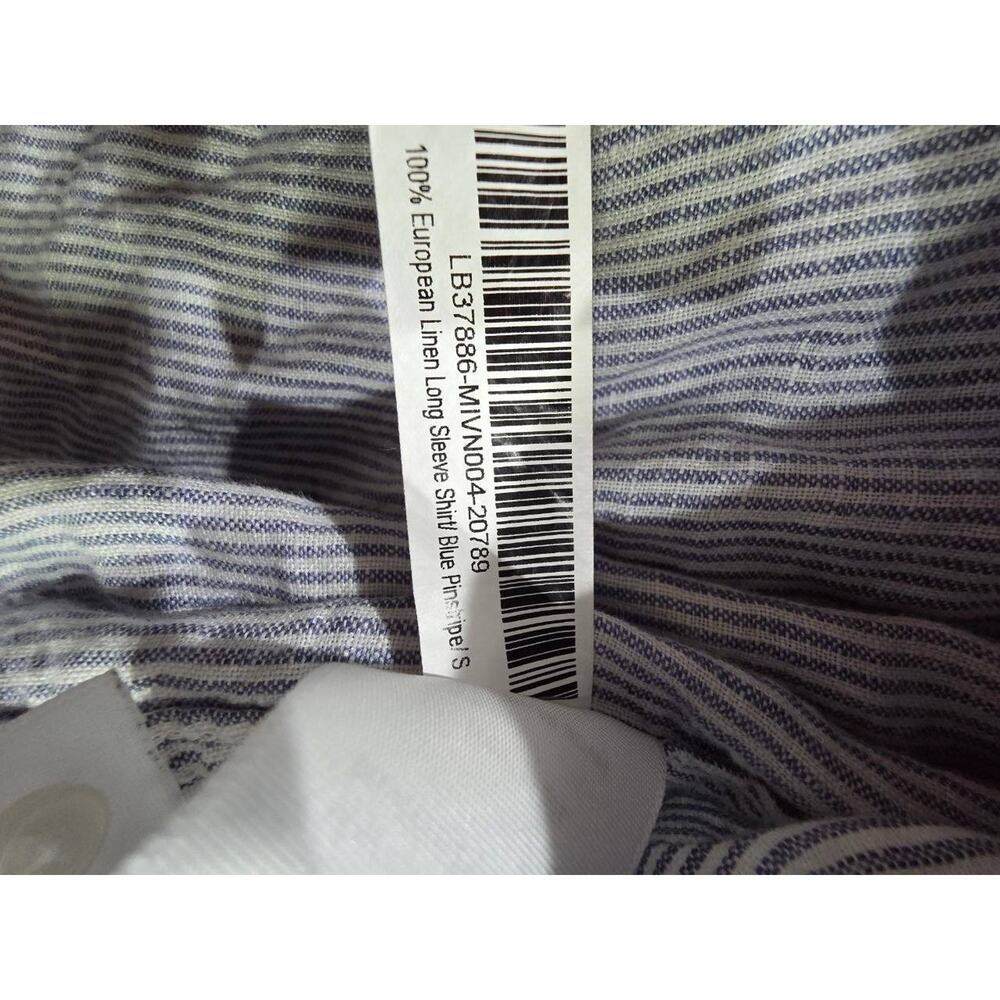 Quince 100% Linen Stretch Y2K Selvage Button Down Shirt Small A009404 - Picture 4 of 9